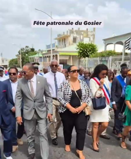 Image de couverture - Le député Christian Baptiste prend part à la fête patronale du Gosier
